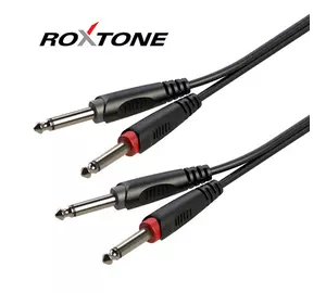Roxtone RACC100L3 2x6,3 Jack - 2x6,3 Jack kábel, 3m