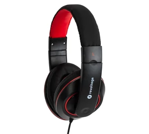 Revoltage HPH 2025 Black/Red On-ear Fülhallgató