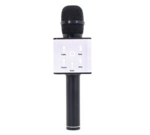 ReVoLuTioN KM05B Karaoke PARTY fekete mikrofon beépített hangszóróval (Bluetooth, MP3)