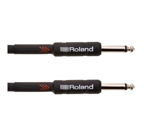 Roland RIC-B25 Fekete 6,3mm Jack Egyenes - Egyenes monó kábel 7,5m