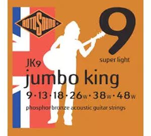 Rotosound JK9 Super Light 009-048w akusztikus húr szett