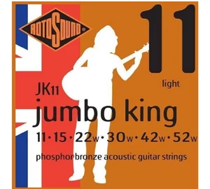 Rotosound JK11 Phosphor Bronz Light Tension 011-052w akusztikus húr szett