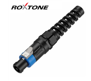 Roxtone RS4FX-N Speakon lengő dugó, 4 pólusú, törésgátlóval