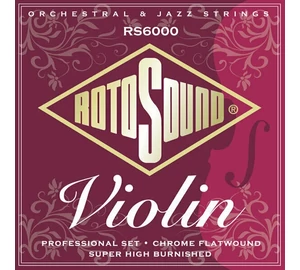 Rotosound RS6000 Super High Chrome Flatwound hegedű húrkészlet