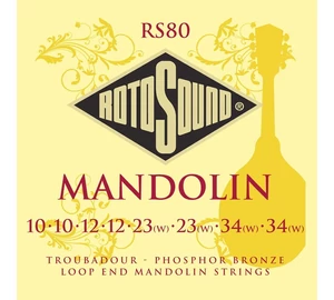 Rotosound RS80 Phosphor Bronz 010-034 mandolin húr szett