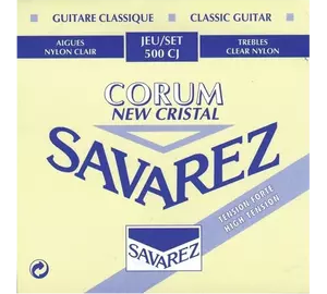 Savarez 500CJ Cristal Corum 030" / 044" Round Wound Hard Klasszikus gitár húrkészlet