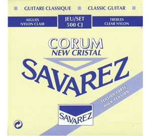 Savarez 500CJ Cristal Corum 030" / 044" Round Wound Hard Klasszikus gitár húrkészlet