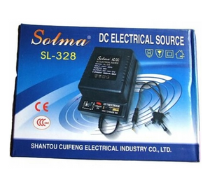 Solma SL-328 DC 1,5V-12V 1000mA adapter