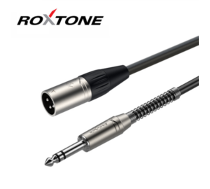 Roxtone SMXJ260L10 6.3 sztereo jack - XLR(p) kábel 10m