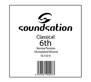 Soundsation 6th SC132-6 klasszikus különálló nylon gitárhúr