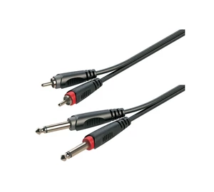 Soundsation JJRR-30BK Jack-Jack RCA-RCA kábel 3m