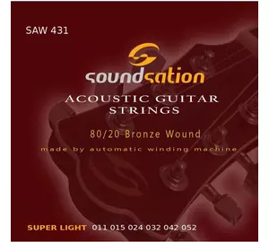 Soundsation SAW 431 Super Light 011-052 akusztikus húr szett