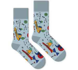 Soxx MIRO-ART-39-42 zenei zokni Zenei ajándéktárgy