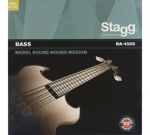 Stagg BA-4505 Medium nikkel 045-105 basszusgitár húr szett 