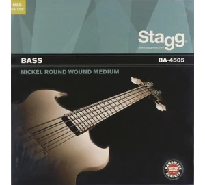 Stagg BA-4505 Medium nikkel 045-105 basszusgitár húr szett 