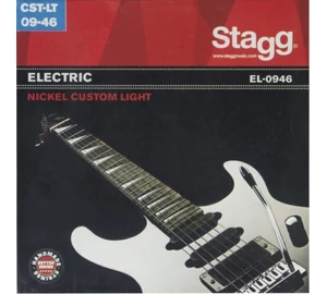 Stagg EL-0946  Nikkel Custom Light elektromos húr szett