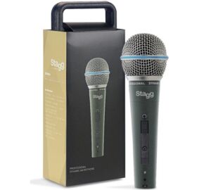 Stagg SDM60 énekmikrofon 5m kábellel dinamikus mikrofon