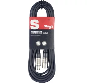 Stagg SMC10 XLR-XLR fekete Mikrofonkábel 10 m 