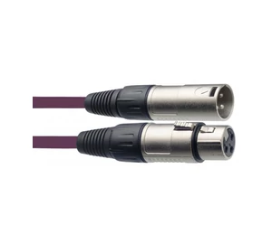 Stagg SMC3 CPP XLR-XlLR mikrofonkábel 3m lila