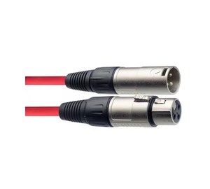 Stagg SMC3 CRD XLR-XLR mikrofonkábel 3m piros