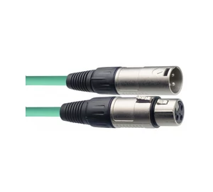 Stagg SMC6 CGR XLR-XLR mikrofonkábel 6m zöld