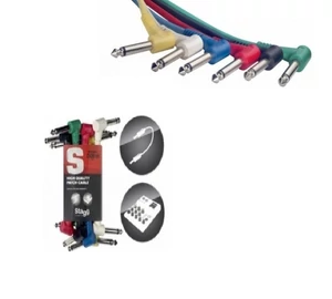 Stagg SPC010L E mono patch kábel pipa 10cm