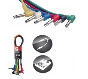 Stagg SPC060L E patch kábel Jack-Jack pipa 60cm