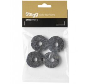 Stagg SPRF 1-4 4 darabos csomag 35x12 mm cintányér Filc