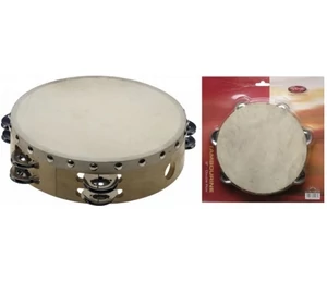 Stagg STA-1208 szegecselt állatbőr 8" kétsoros fa csörgődob