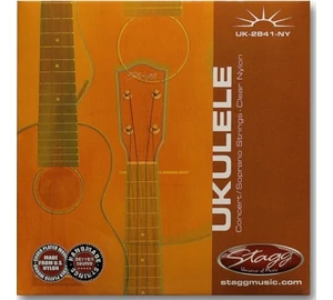 Stagg UK-2841-NY szoprán és koncert ukulele húrszett