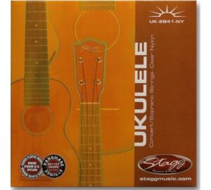 Stagg UK-2841-NY szoprán és koncert ukulele húrkészlet