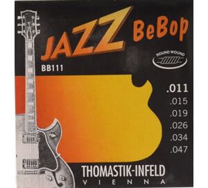 Thomastik BB111 Flat Wound 011-047 Ball End Jazz elektromos gitárhúr szett