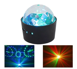 Thunder STARLIGHT MINI (3x1W) RGB (3 szín) fényeffekt, hangvezérelt + Akkumulátor