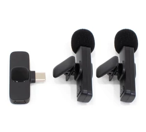 Thunder WLM-012 Vezeték nélküli csíptetős mikrofon (2db) telefonhoz – USB-C szett