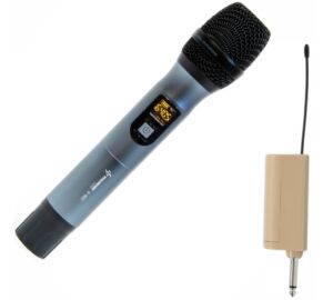 Thunder Audio U-801 UHF vezeték nélküli, akkumulátoros mikrofon szett (1 db KÉZI mikrofon)