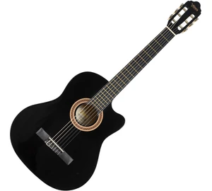 Valencia VC104C Black 4/4 méretű klasszikus gitár