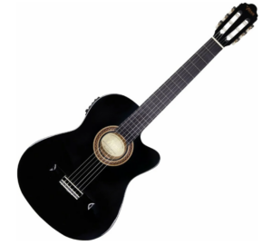 Valencia VC104TCE 4/4 Black Elektro-Klasszikus gitár
