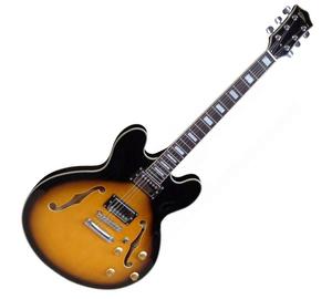Vision AS100 Félakusztikus Sunburst Jazz elektromos gitár