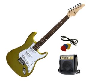 Vision ST5 Gold elektromos gitár + Mini gitárerősítő Szett