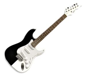 Vision ST8 BW fekete-fehér vintage tremolo elektromos gitár