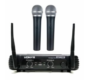 Vonyx STWM712 vezeték nélküli mikrofonrendszer, 2 kézi mik.