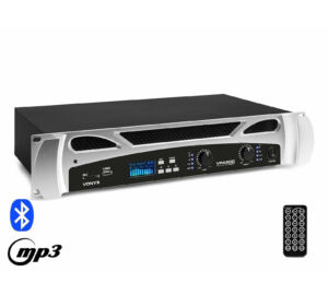 Vonyx VPA600 2x300W, Bluetooth + REC felvétel végerősítő