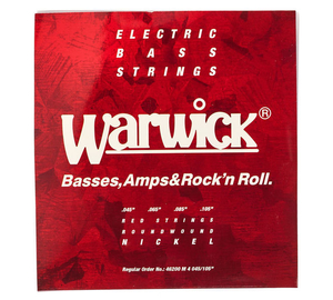 Warwick 42200 4 Red Label Regular 4 húros rozsdamentes acél 045-105 basszusgitár húr szett 