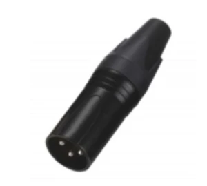 Worldmix EC 3MXX BAG 3 pólusú XLR lengő dugó, fekete ház