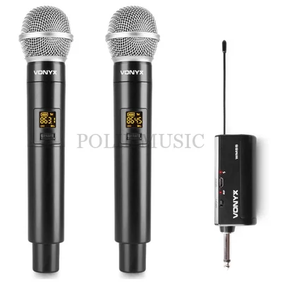 Vonyx WM552 Vezeték nélküli mikrofon plug-and-play UHF