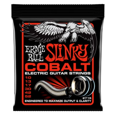 Ernie Ball 2715 Cobalt Skinny Top Hevy Bottom Slinky 10-52 elektromos gitárhúr szett