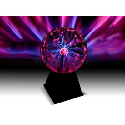 Thunder PLS20 Plazmagömb, Tesla gömb, Mágikus fénygömb (20cm átmérő)
