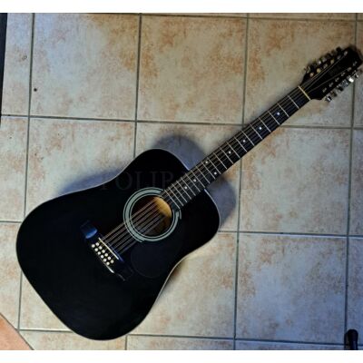 Hora W-12205 -BK 12 húros akusztikus gitár (Használt cikkek)