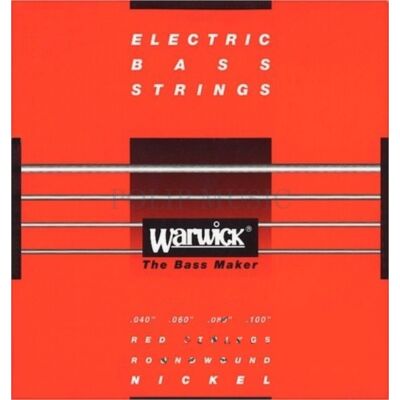 Warwick 42210 ML 4 Red Label 4 húros rozsdamentes acél basszus húr 040-100