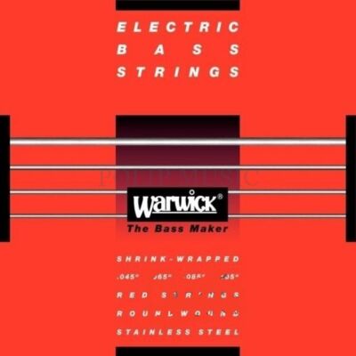 Warwick 46200 M 4 Red Label 4 húros rozsdamentes acél basszus húr 045-105